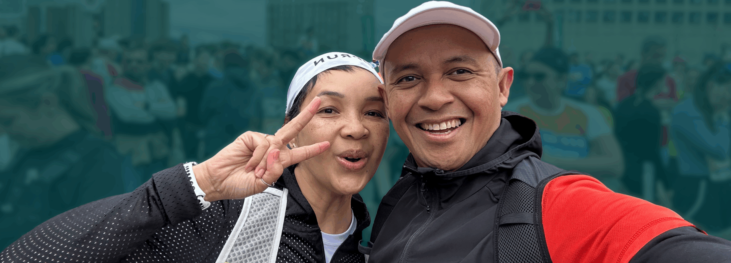 Hanta avec son mari, Valentino